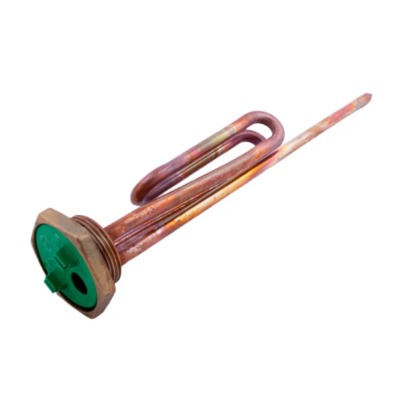 Тен для бойлера 182315 Thermowatt 1500W (мідний), L=265mm гайка 54mm (під анод M5)