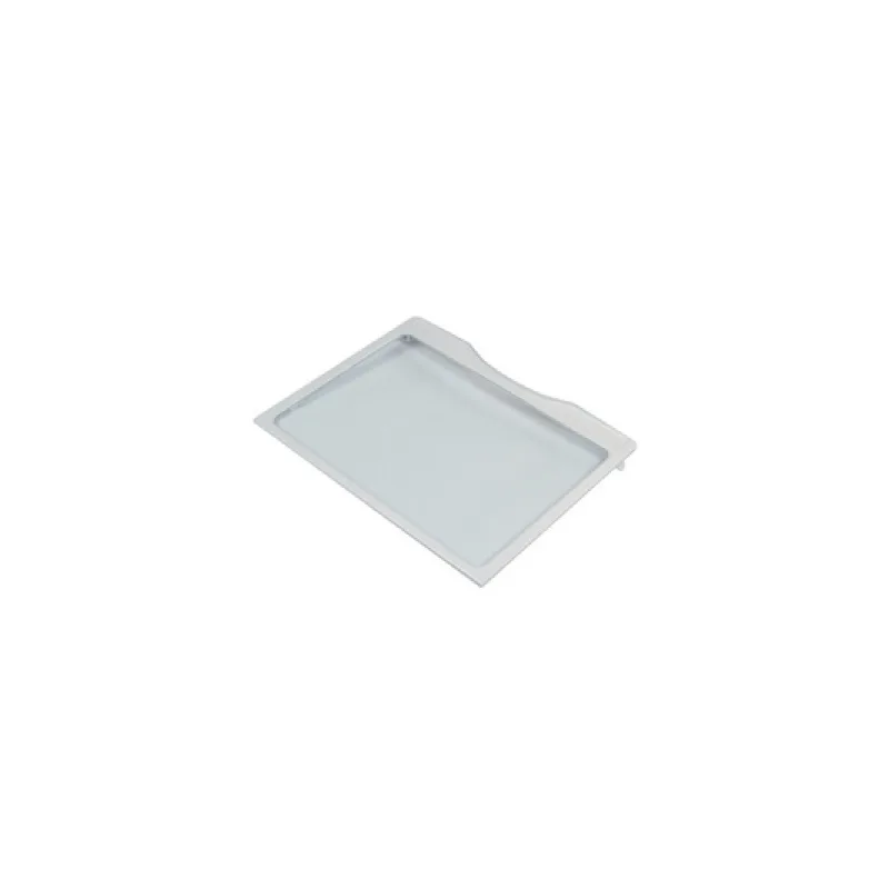 Полиця (1-2-3-4) для холодильника Samsung DA67-01446B 488x365mm (скляна, з обрамленням)