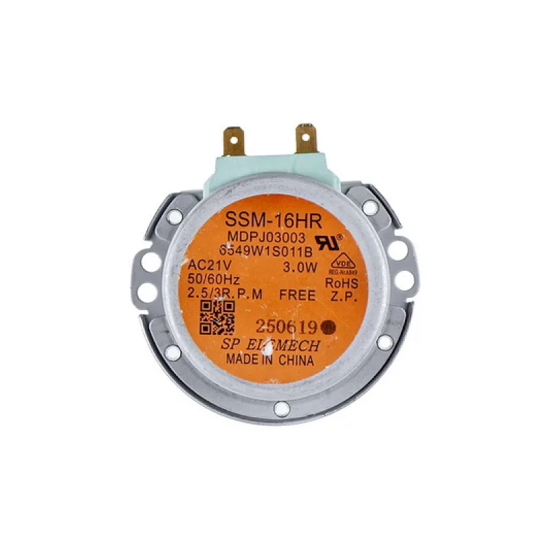 Двигун піддона для НВЧ-печі LG 6549W1S011B SSM-16HR 2.5/3r/min 21V 3W H(шток)=8.5mm