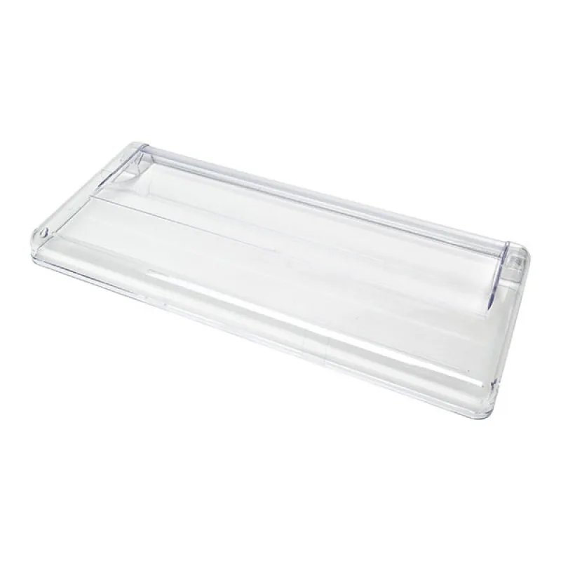 Middle freezer drawer panel for Whirlpool refrigerator 481241848689, 435x185 mm