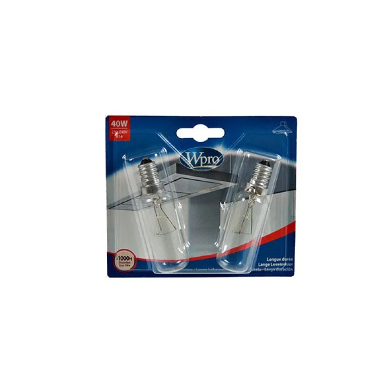Лампа підсвічування цоцольна для витяжки Whirlpool 484000000985 (2шт)