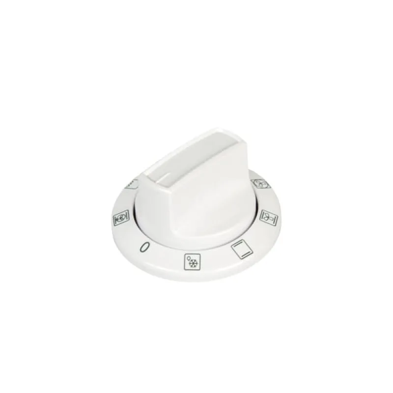 Oven function knob for Beko cooker S250315005, white
