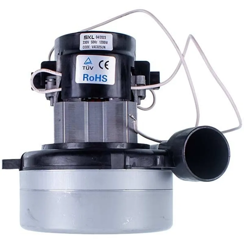 Двигун для мийного пилососа VAC025UN SKL D=144/78 mm H=74/181 mm 1200 W
