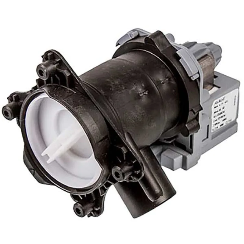 Помпа (насос) для пральної машини Bosch 00145777 Askolll (в зборі) 40 Вт M50 (контакти спарені спереду; на 3 засувки)