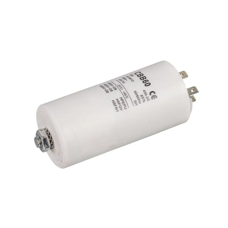 Конденсатор CBB60 30 мкФ 450 В, 45x95 мм, 4 клеммы