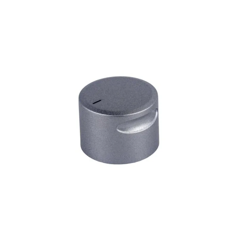 Oven function knob for Beko cooker 250440445, silver