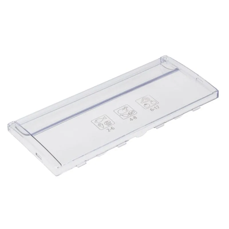 Middle freezer drawer panel Beko 4397311100, 445x190 mm
