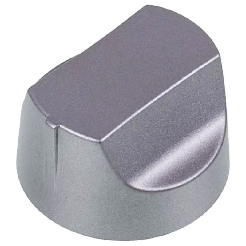 Control knob for Zanussi electric cooker 3550456036, silver