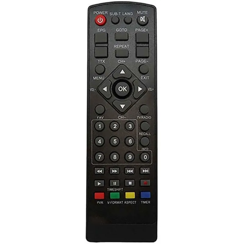 Пульт дистанційного керування для DVB-T2 Kaskad VA2102HD