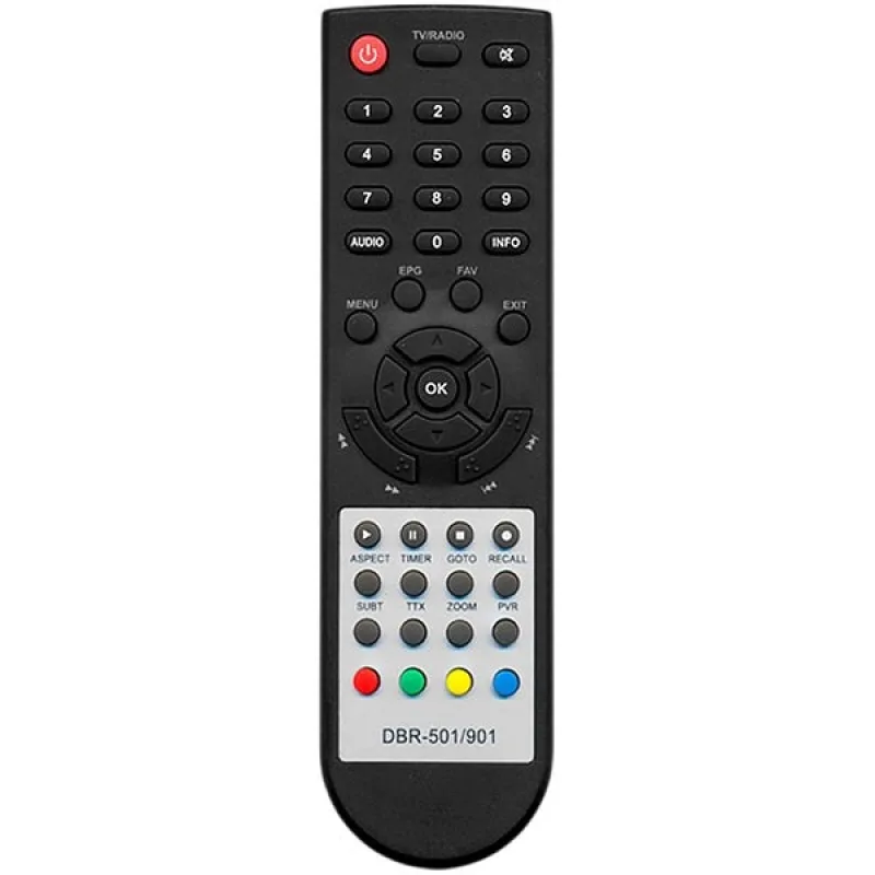 Пульт дистанційного керування для DVB-T2 MDI DBR-501