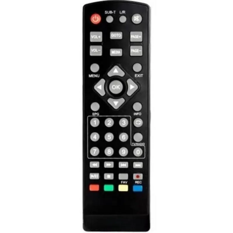 Пульт дистанційного управління для DVB-T2 Locus