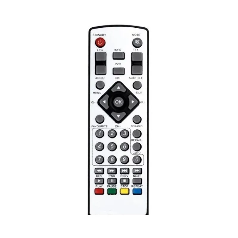Пульт дистанційного керування для DVB-T2 Simax T2 RED HD