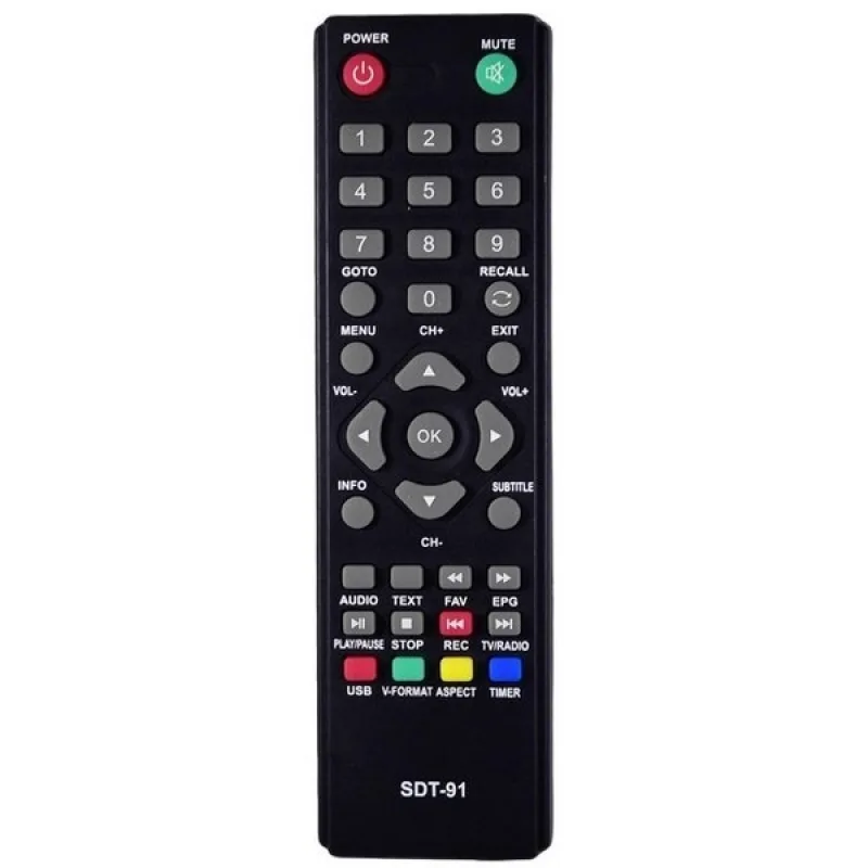 Пульт дистанційного управління для DVB-T2 Supra SDT-91