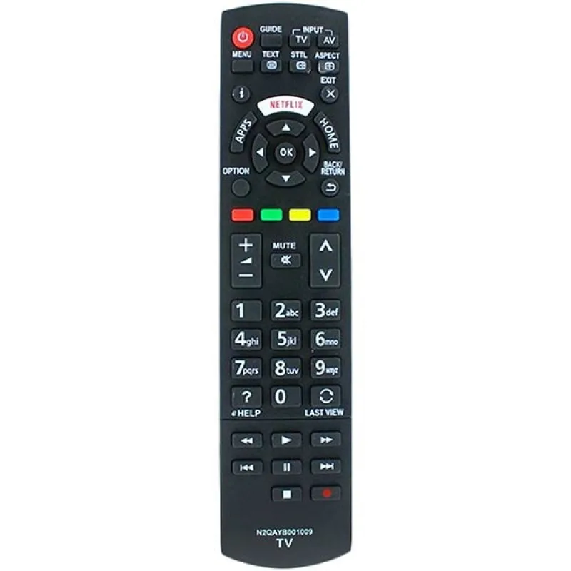 Пульт дистанційного керування для телевізора Panasonic N2QAYB001009 NETFLIX