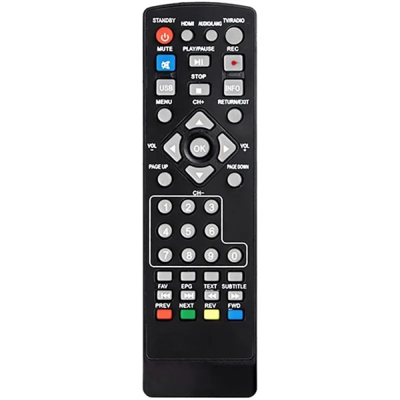 Пульт дистанційного керування для DVB-T2 Prowest PWR-2017