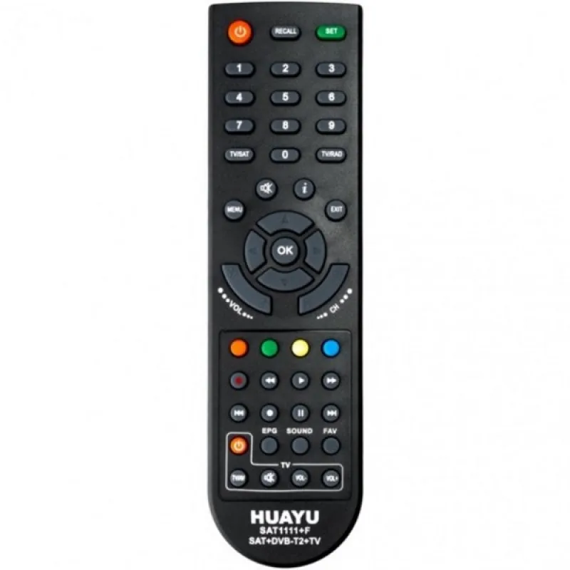 Пульт дистанційного керування універсальний для SAT/DVB-T2 RM-SAT1111+ PLUS