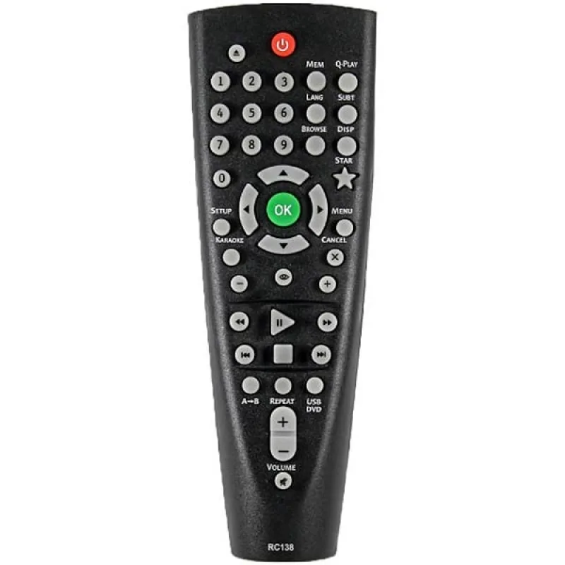 Пульт дистанційного керування для DVD програвача BBK RC138
