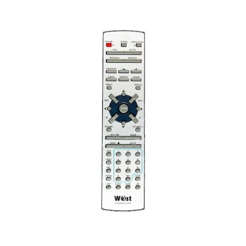 Пульт дистанційного керування для DVD програвача West TH-002B
