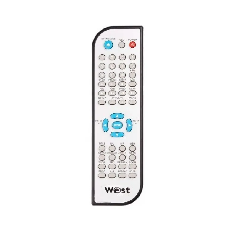 Пульт дистанційного керування для DVD програвача West DVX5144HD