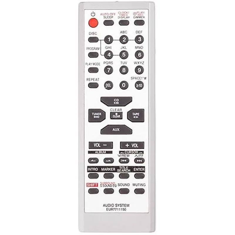 Пульт дистанційного керування для музикального центра Panasonic EUR7711150