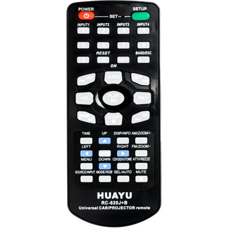 Пульт дистанційного керування універсальний для проектора та авто-DVD RC-820J+D