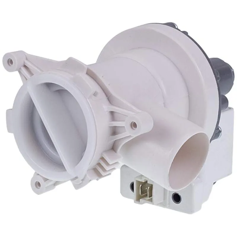 Помпа (насос) для пральної машини Beko 2880401800 HANYU (в зборі) 34 Вт B15-6AZ (контакти спарені спереду)