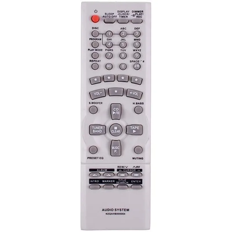 Пульт дистанційного керування для музикального центра Panasonic N2QAHB000064