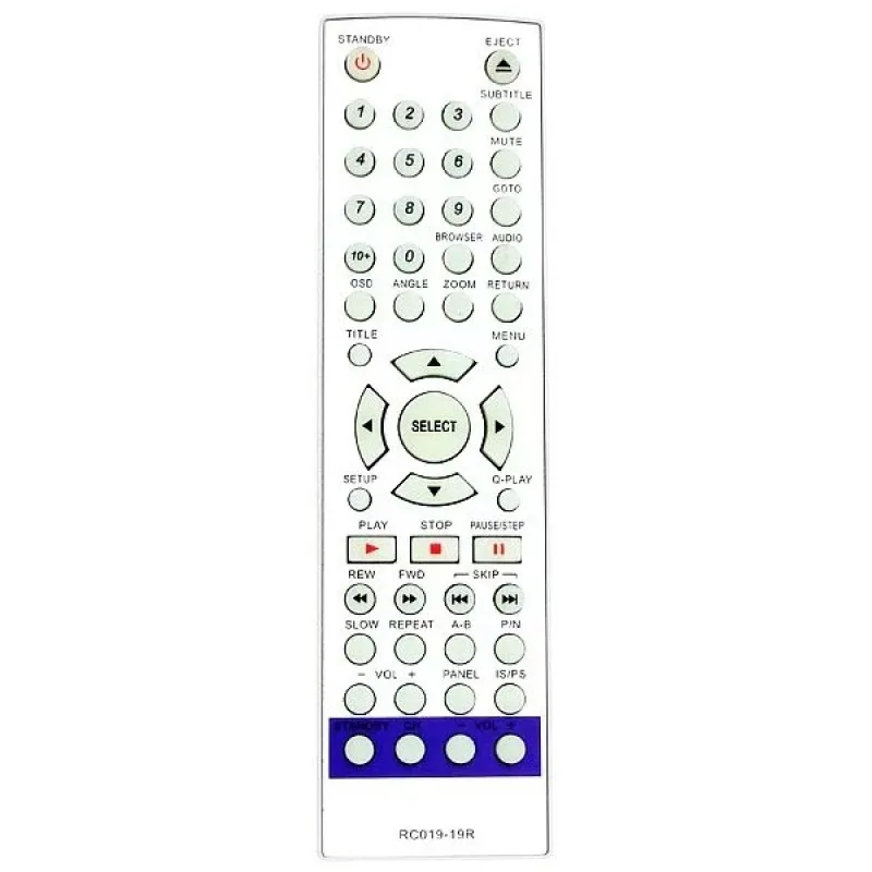 Пульт дистанційного керування для DVD-програвача BBK RC019-19R