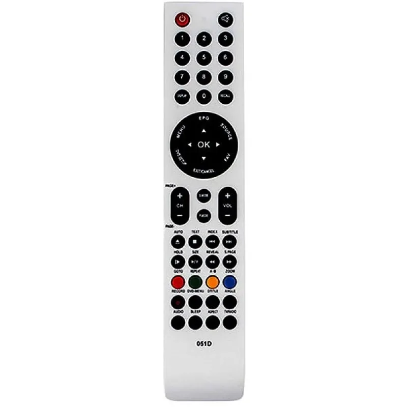 Пульт дистанційного керування для телевізора Shivaki 051D WHITE