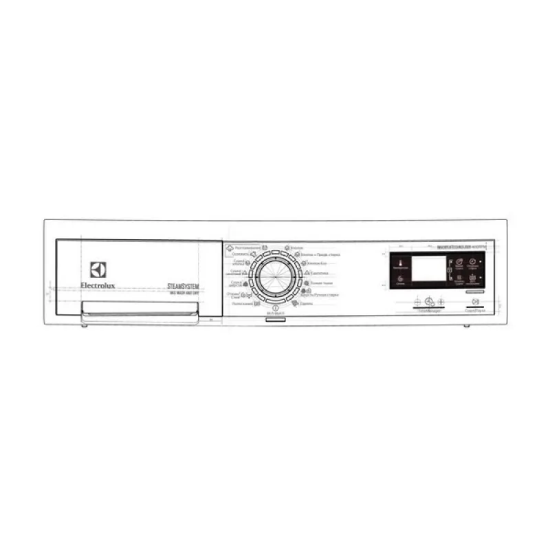 Передня кришка панелі управління 8074871016 для пральної машини Electrolux