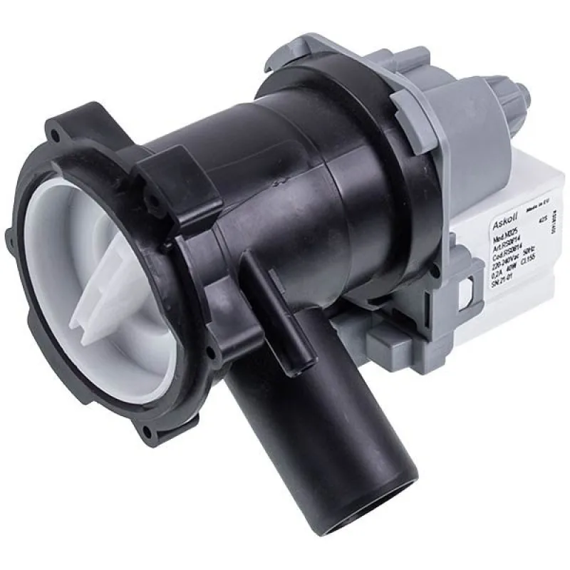 Помпа (насос) для пральної машини Bosch 00145905 Askoll (в зборі) 40 Вт M325 (контакти спарені спереду, на 3 засувки)