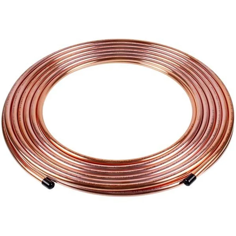 Труба мідна 1/2&apos&apos 12x0.81mm бухта 15m Halcor (продаж кратно 5м)