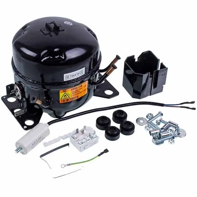 Компресор для холодильника HMM125A Zanussi ZEL R600a 125 W (з пусковим реле ZHB43-120P15C)