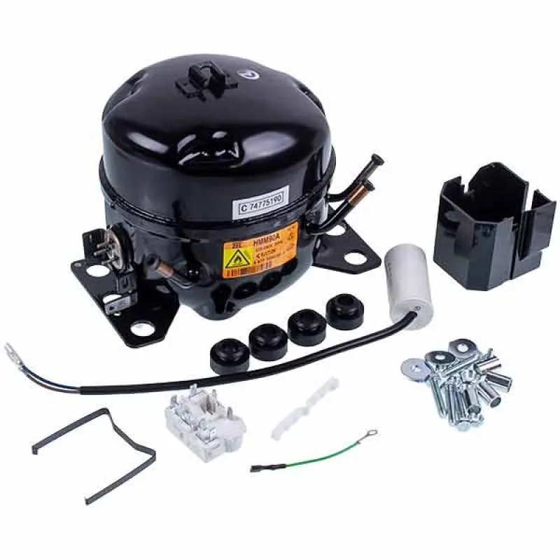 Компресор для холодильника HMM90A Zanussi ZEL R600a 92 W (з пусковим реле ZHB37-120P15C)