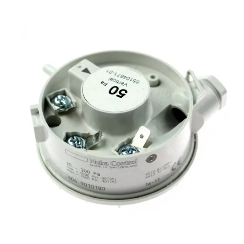 Реле тиску повітря (пресостат) Huba Control 50 Pa для газового котла Ariston Clas, Genus 65104671-01