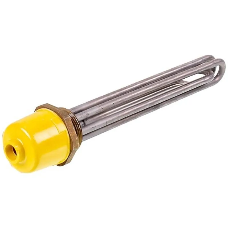 Блок тенів 3 кВт 220V (нержавіюча сталь) L=230mm гайка 1 1/2" (48mm) Kawai для електричного котла