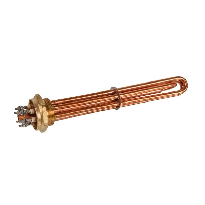 Блок тенів 7,5 кВт 220-380V мідний L=295mm гайка 1 1/2" (48mm) для електричного котла Balcik