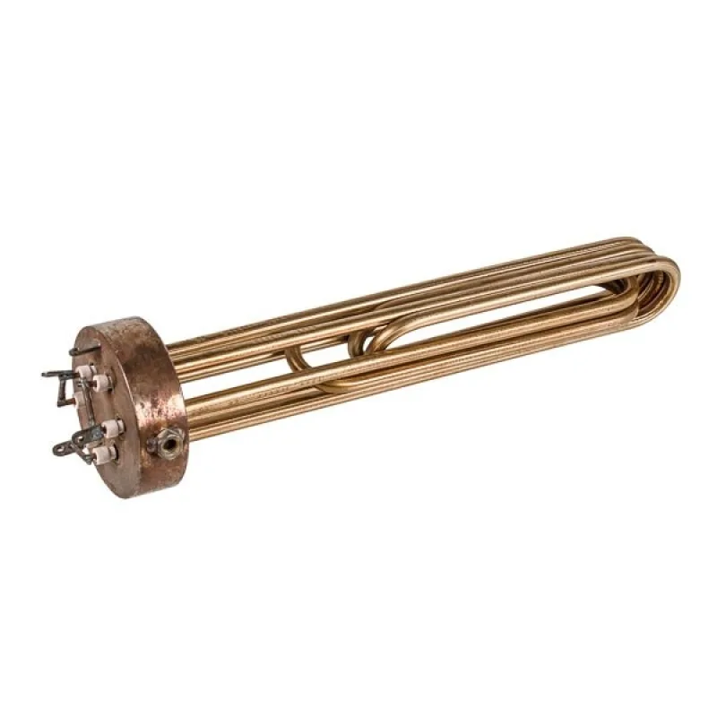 Блок тенів 9 кВт 380V L=345mm гайка 2 1/2" для електричного котла