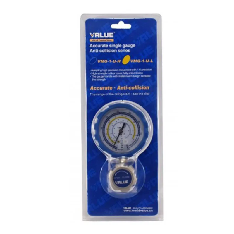Манометричний колектор 1-вентильний VALUE VMG -1-U-L (R600 R600a R290)