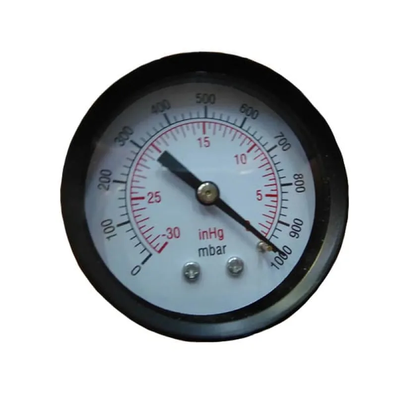 Манометр (вакуумметр) VALUE  310500106 (D корпусу= 50mm, підключення ззаду)