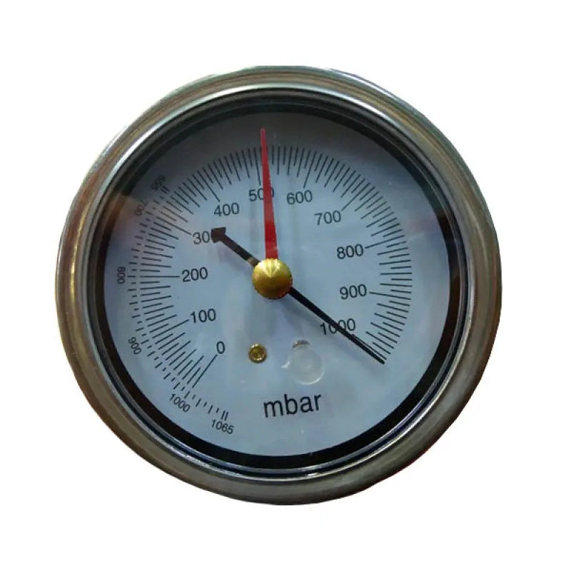 Манометр (вакуумметр) VALUE  310500301 (D корпусу= 75mm, 2 стрілки, підключення ззаду)