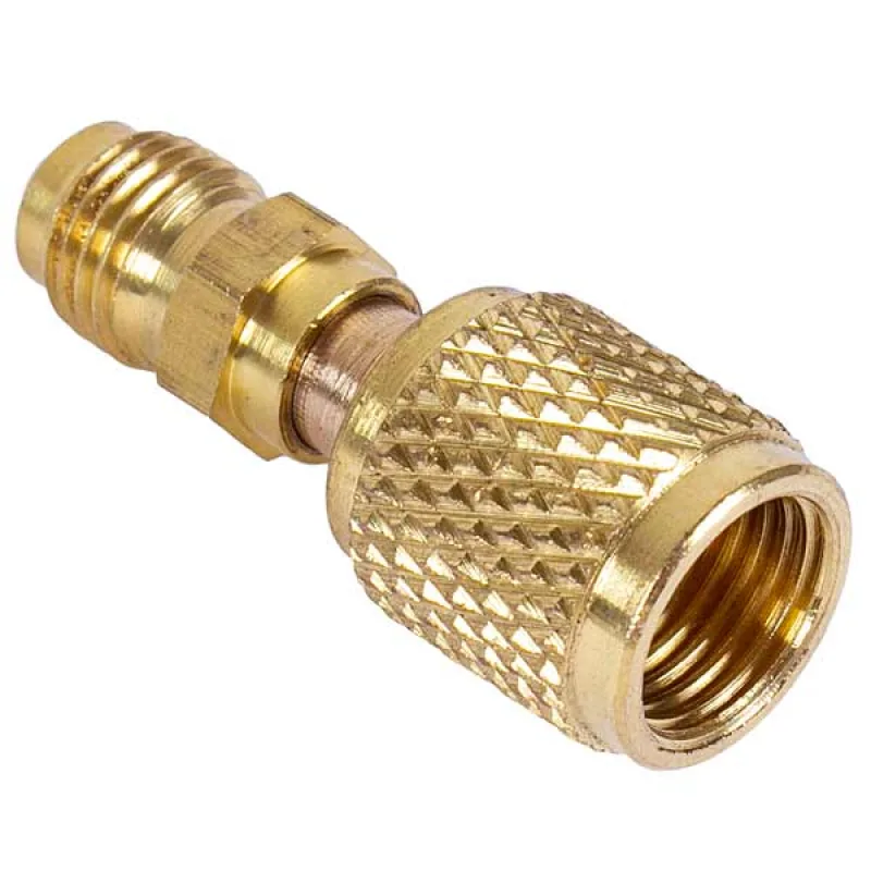 Refrigerant adapter R-410/R-32, 1/4" male, 5/16" female thread