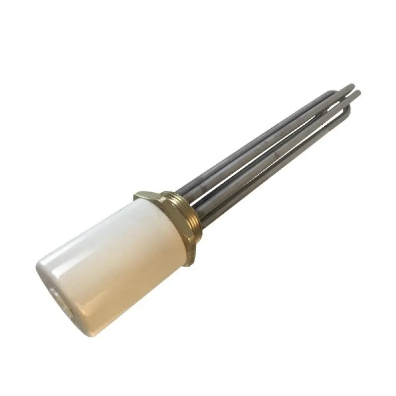 Блок тенів 3 кВт 220V (нержавіюча сталь) L=230mm гайка 1 1/2" (48mm) для електричного котла SINAN