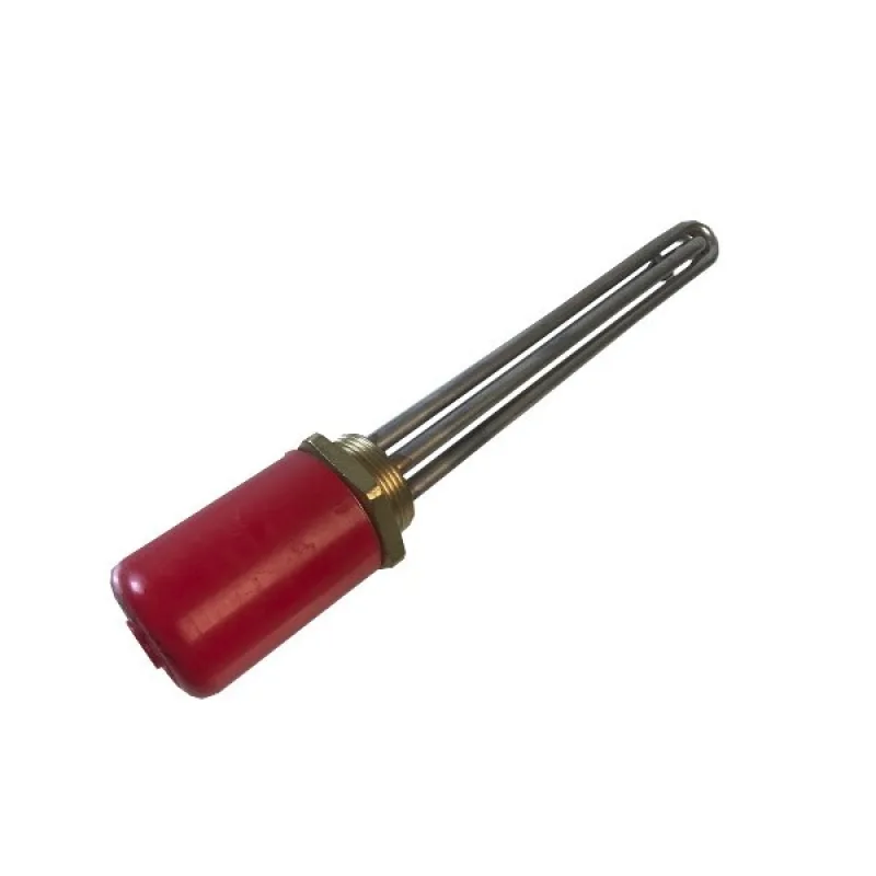 Блок тенів 2,5 кВт 220V (нержавіюча сталь) L=185mm гайка 1 1/2" (48mm) для електричного котла FER