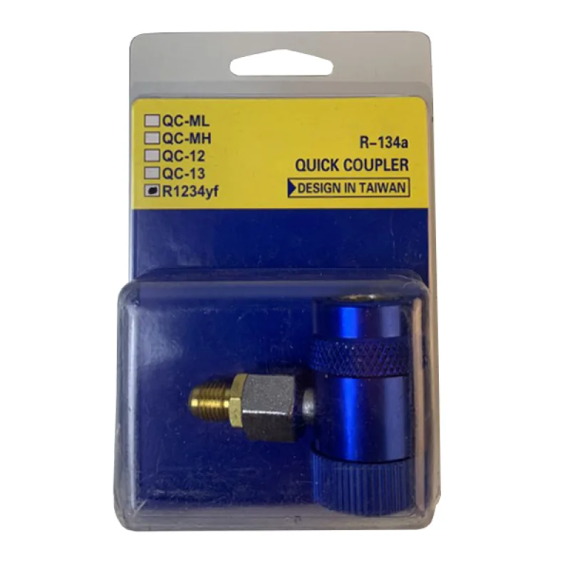 Quick charging coupler ML-R1234yf low pressure for car air conditioners