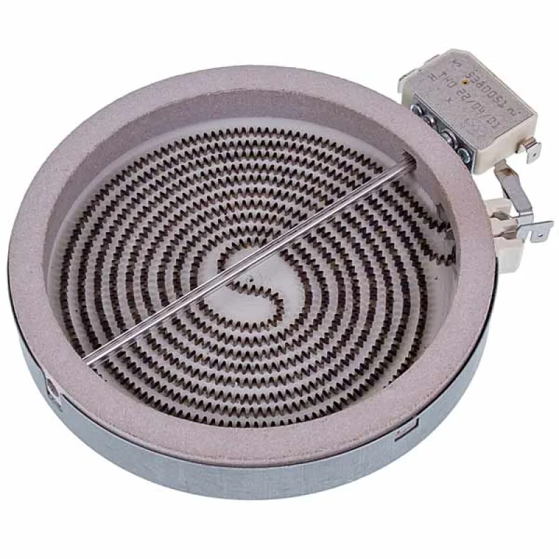 Ceramic hob heating element for Whirlpool 481231018887, 1200 W, 145 mm