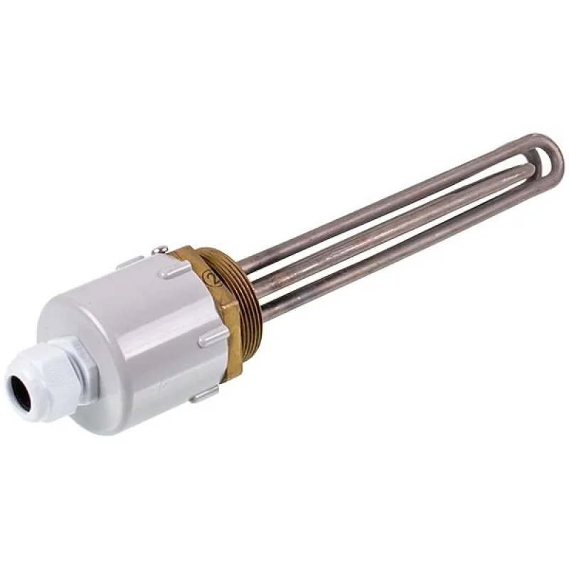 Блок тенів 4,5 кВт 220V (нержавіюча сталь) L=230mm гайка 2&apos&apos Kawai для електричного котла