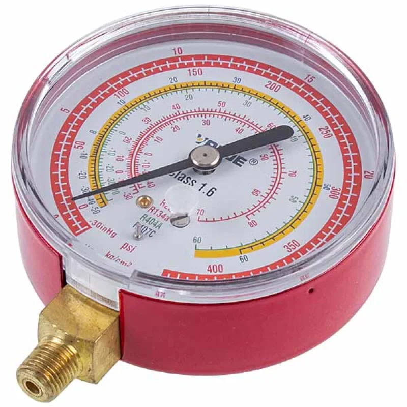 Манометр високого тиску CH VALUE (D корпусу = 80mm, R404 R22 R407 R134)