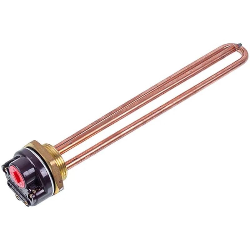 Heating element with thermostat 2000 W for water heater, flange 54 mm