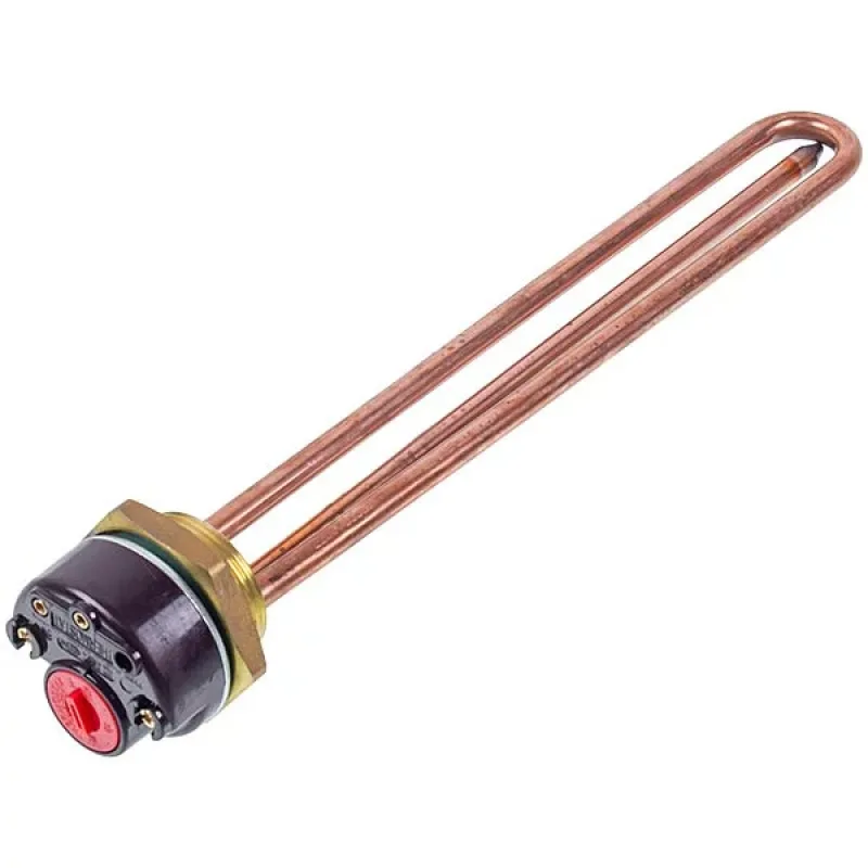 Heating element with thermostat 3000 W for water heater, flange 54 mm